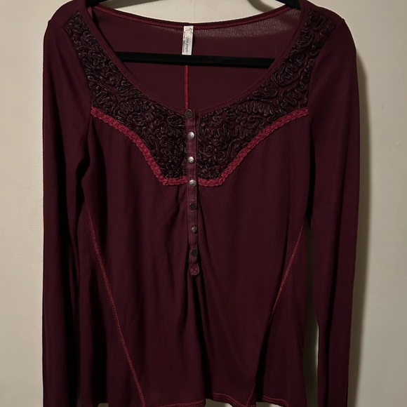 Free People Diego Henley Top - Picture 6 of 7